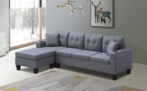 Arsenal 4 Seater Sectional Sofa w/ Cupholders