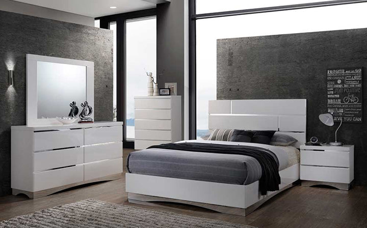 Casa White bedroom set