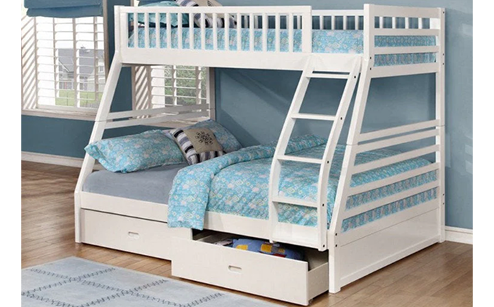 SP-117  Wood Bunk Bed (Twin/Full)