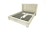 SP-5312  Velvet Platform Bed w/ Storage Drawers